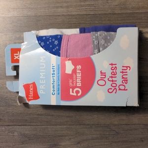 Hanes Girls Tagless Briefs XL **NEW**